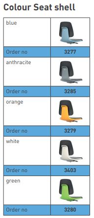 Bimos Labsit 4 laboratóriumi szék Stop &amp; Go görgős kivitelben, lábtartó gyűrűvel