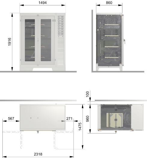 Kühner ISF4-X C incubator rázó