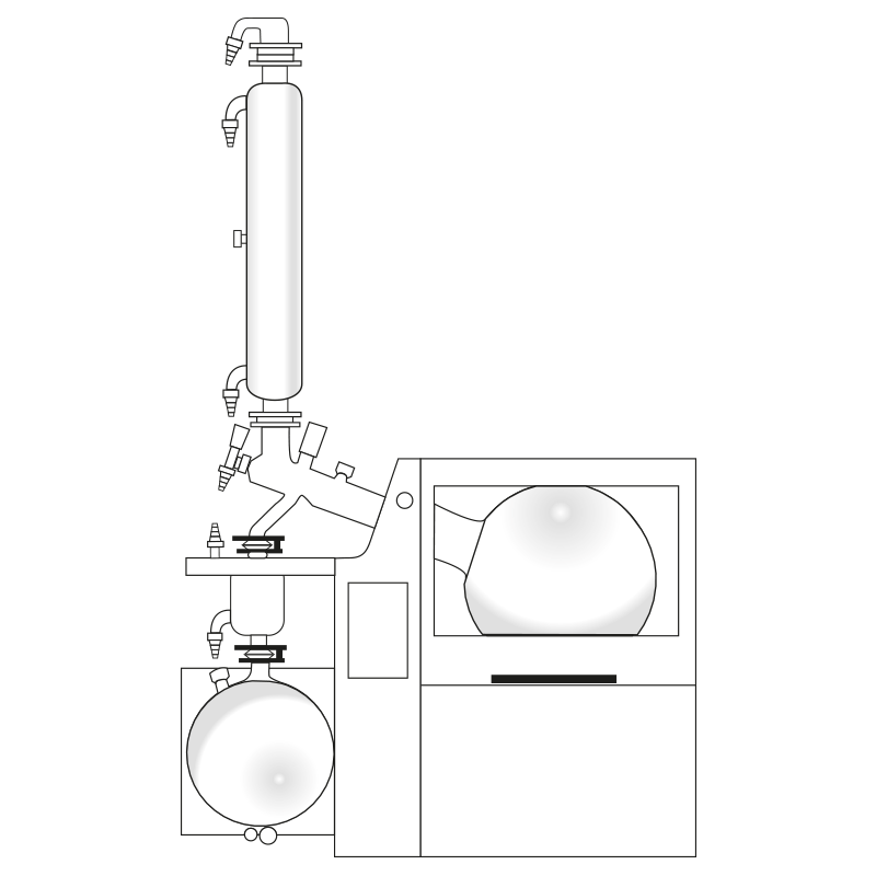 Heidolph Hei-VAP Industrial B - üvegszett: R