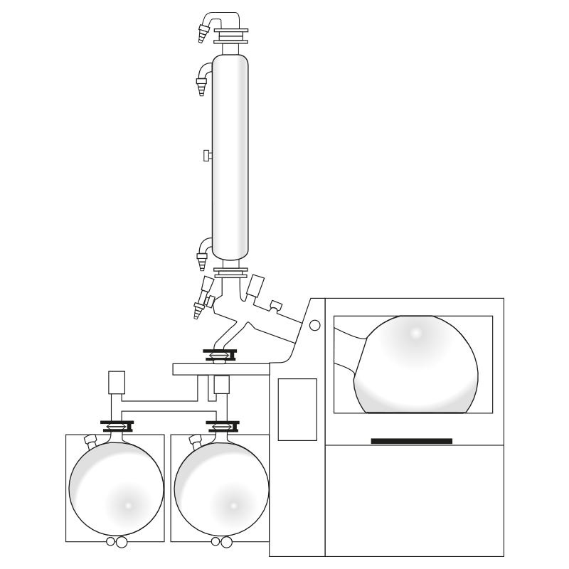 Heidolph Hei-VAP Industrial B - üvegszett: RC