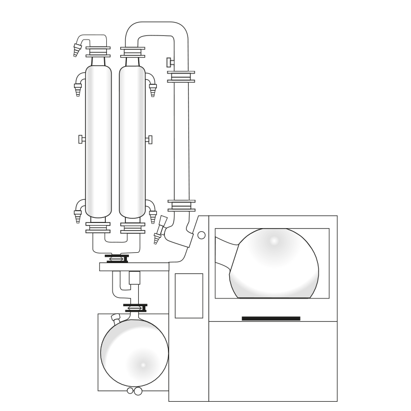 Heidolph Hei-VAP Industrial B - üvegszett: A1