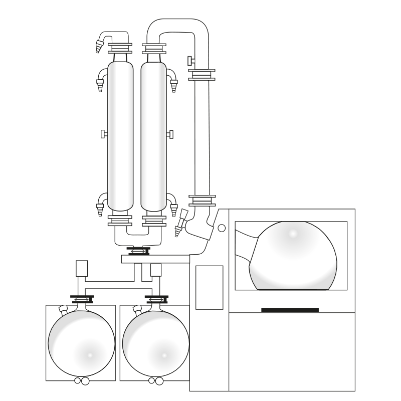 Heidolph Hei-VAP Industrial B - üvegszett: A1C