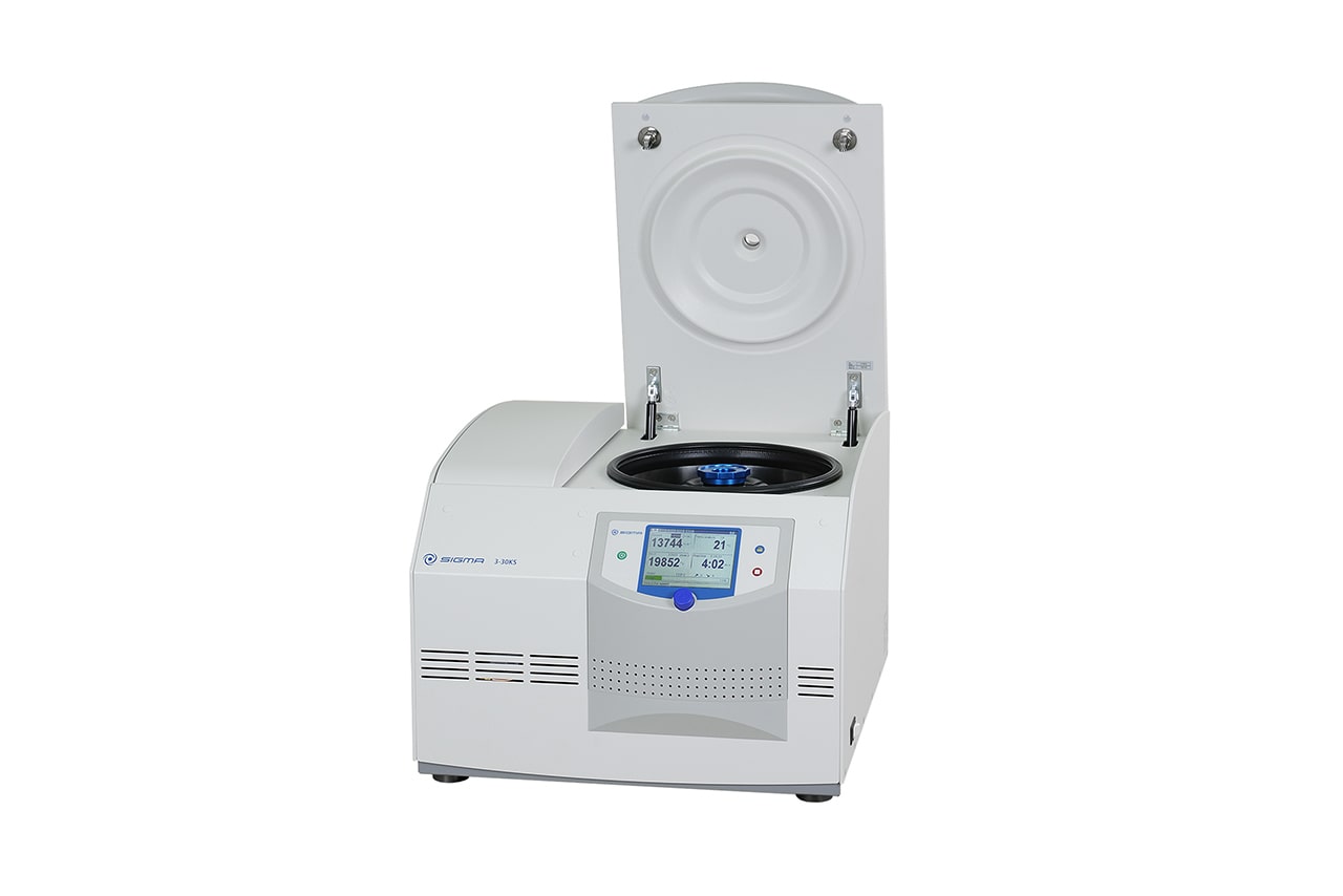 Sigma 3-30KHS hűthető-fűthető nagy sebességű asztali centrifuga