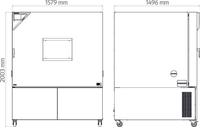 Binder MK 1020 környezetszimulációs tesztkamra