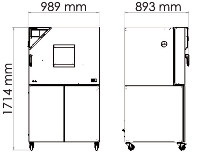 Binder MKT 115 környezetszimulációs tesztkamra