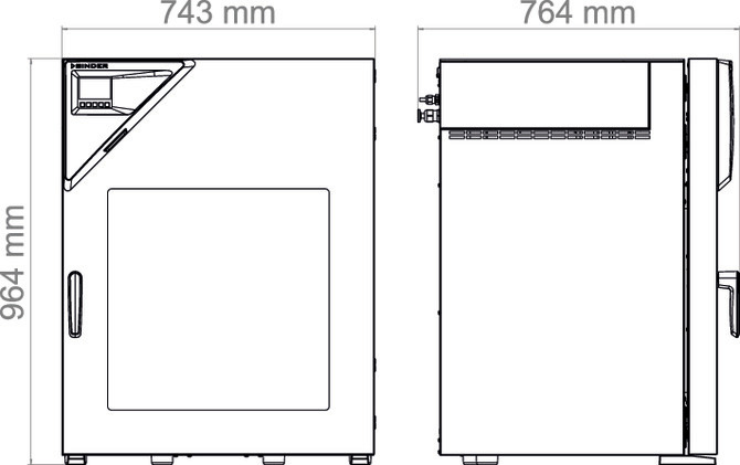Binder VD 115 vákuum szárítószekrény