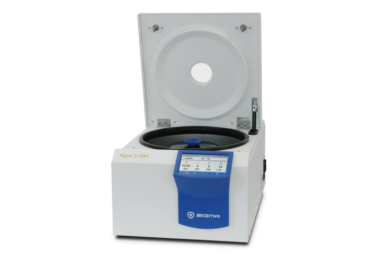 Sigma 3-18KT hűthető laboratóriumi asztali centrifuga