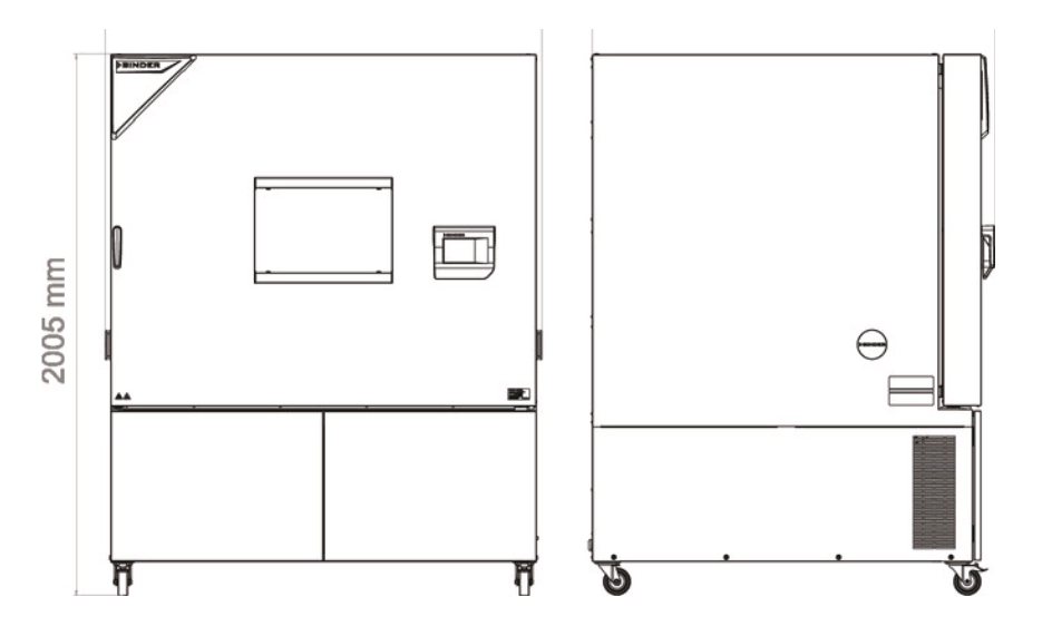 Binder MK 1020 CO₂ környezetszimulációs tesztkamra