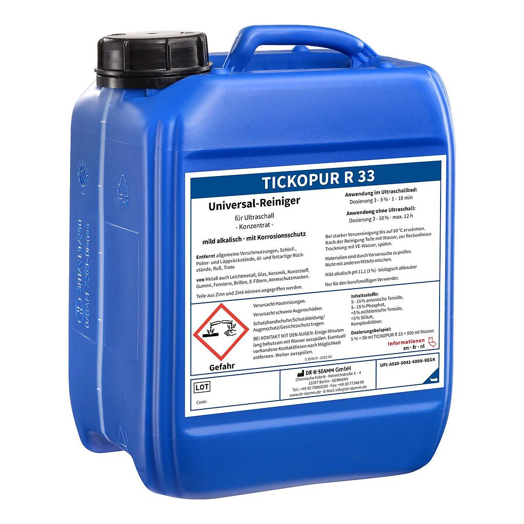 Bandelin TICKOPUR  R 33 - 5 l cleaning concentrate