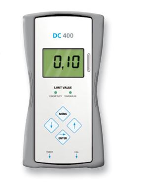 Stakpure conductivity meter DC 400, with pot. contact + magnetic valve