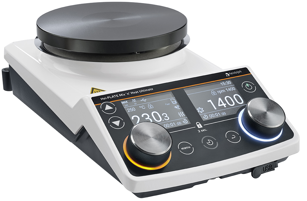 Hei-PLATE Mix'n'Heat Ultimate magnetic stirrer with heating