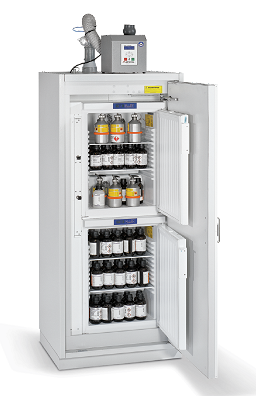 DÜPERTHAL COOL LINE Type 90 XL Dual Safety cabinet with integrated refrigerator