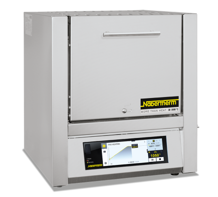 Nabertherm LT 9/11/SKM/B510 muffle furnace with embedded heating elements in the ceramic muffle
