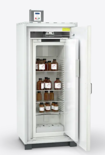 DÜPERTHAL Type 90 COOL standard connect LL safety cabinet with integrated refrigerator, without fan