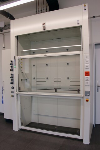 Waldner walk-in fume cupboards
