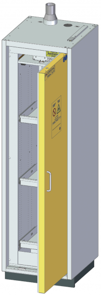 DÜPERTHAL Type 90 Classic PRO M safety storage cabinet with 3 pull-out shelves