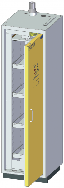 DÜPERTHAL Type 90 Classic PRO M safety storage cabinet with 4 pull-out shelves