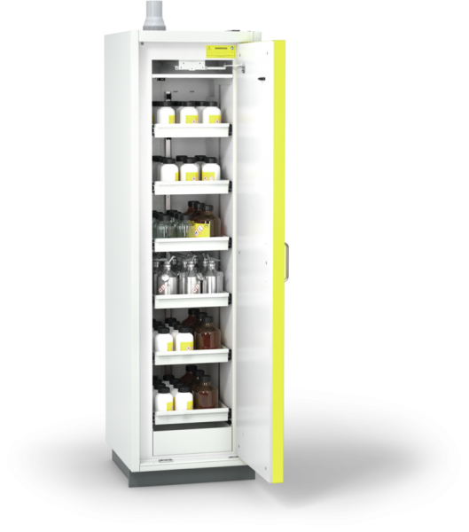 DÜPERTHAL Type 90 Classic PRO M safety storage cabinet with 6 pull-out shelves