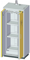 DÜPERTHAL Type 90 Classic PRO L safety storage cabinet with one-hand door handle &amp; 3 pull-out shelves