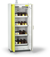 DÜPERTHAL Type 90 Classic PRO L safety storage cabinet with classical door handle &amp; 4 pull-out shelves