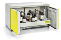 DÜPERTHAL UTS ergo line L pult alatti biztonsági tárolószekrény push-to-open ajtónyitással