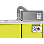 Düperthal biztonsági légszűrő berendezés ventilátorral, ATEX minősítéssel