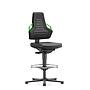 LABORATORY_NEXXIT_3_9031_INTEGRAL-FOAM_BLACK_GLIDES_COLOUR-HANDLES-GREEN_STEEL_S1