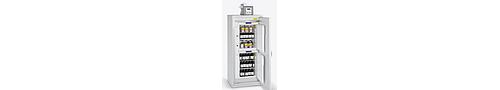 DÜPERTHAL Type 90 COOL dual XL safety cabinet with integrated refrigerator, without fan